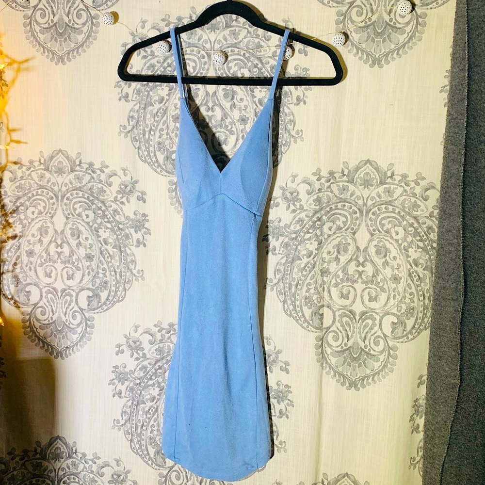 👑 Very cute Baby Blue Mini dress